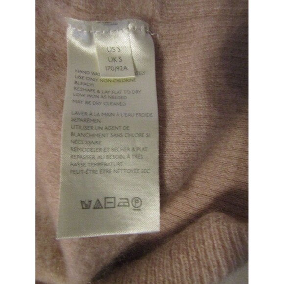 Free People Cardigan Pink 100% Cashmere Button Front Sweater Womens Size S - Picture 7 of 7